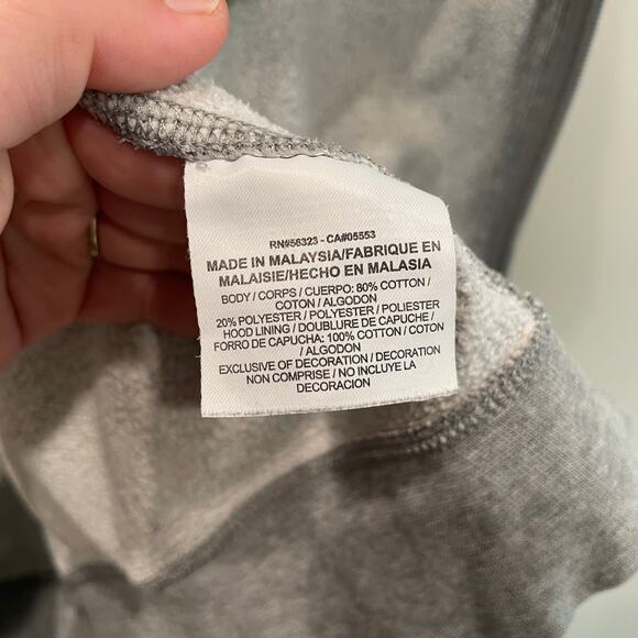 Air Jordan Jumpman Men’s Zip Up Hoodie in Gray - Size: Large - Picture 7 of 7